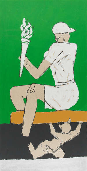 
	
		MOVED TO RL 18
		Maqbool Fida Husain (India 1913-2011), Serigraph from OPCE series, ed....