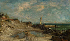 
	
		Louis Appian, 
		French 1862-1896-
		 
		Environs de Carqueiranne pres d'Hyeres,...