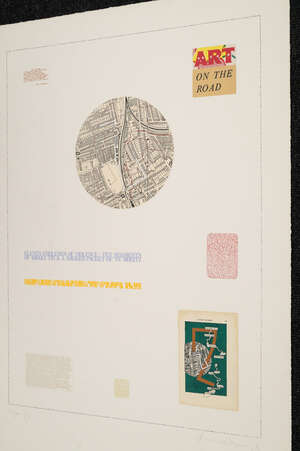 
	
		Tom Phillips CBE RA, 
		British b.1937- 
		 
		On the Road from the series A Walk to...