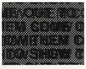 
	
		Glenn Ligon, 
		American b.1960-
		 
		Detail, 2014; 
		 
		screenprint, signed and...