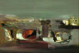 
	
		Kit Barker,
		British 1916-1988-
		 
		Stony Landscape;
		 
		oil on canvas, signed,...