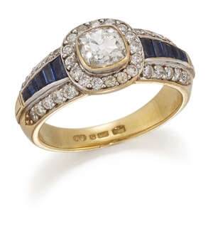 
	
		Annabel Jones, an 18ct gold, diamond cluster ring by Annabel Jones, designed as a central...