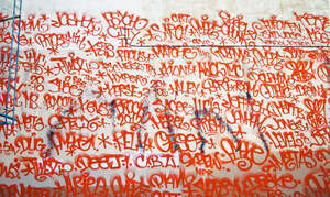 
	
		Barry McGee,
		American b.1966-
		 
		The Hole, 2010;
		 
		offset lithographic poster...