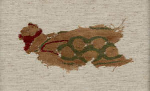 
	
		Three early Islamic textile fragments, mounted, glazed and framed (3)
		Provenance:...