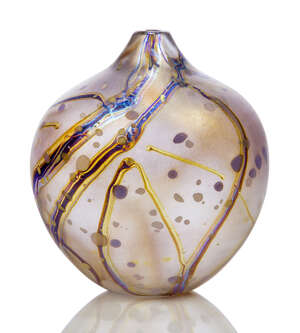 
	
		Carin von Drehle (American), a glass vase 
		c.1984, signed and dated to base 
		An...