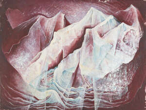 
	
		Millie Frood, 
		Scottish 19001988 - 
		 
		Mountain Tops, Scotland; 
		 
		oil on...