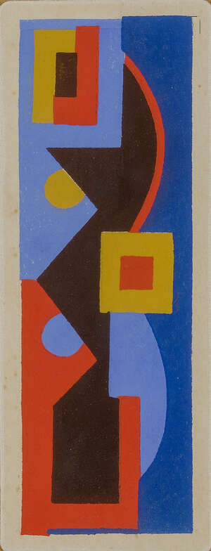 
	
		Georges Valmier, 
		French 1885-1937- 
		 
		
		Abstract composition, circa 1929;...