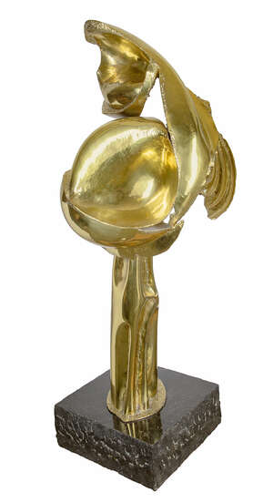 
	
		James Metcalf, 
		 
		American 1925-2012- 
		 
		 
		Untitled, 1963; 
		 
		bronze and...