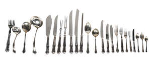 
	
		A complete table canteen of silver cutlery, for twelve persons, Sheffield c.1961, Viner's...