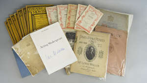 
	
		Mckellen, Ian, Acting Shakespeare, a booklet/programme for a production of Shakespearian...