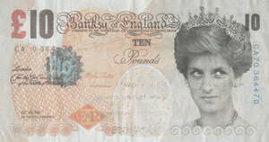 
	
		Banksy, 
		British b.1974- 
		 
		Di-faced Tenner invitation, 2004; 
		 
		offset...