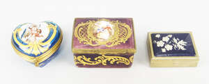 
	
		A gilt-mounted guilloché enamel snuff box, 19th century, the cover with a lady and...