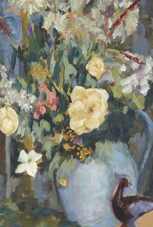 
	
		Lord Methuen RA PRWA FRSA Hon. ARIBA, 
		British 1886-1974 - 
		 
		Still Life of...