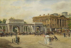 
	
		RTO DO NOT RE-ENTER
		William Wiehe Collins, 
		British 1862-1951-
		Hyde Park Corner...