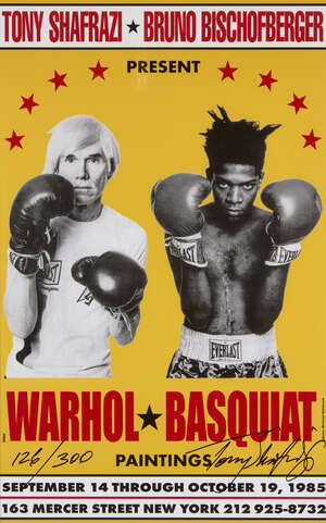 Jean-Michel Basquiat & Andy Warhol，
American 1960-1988 & 1928-1987- 
 
Poster for...