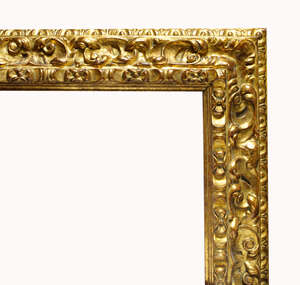 
	
		A Gilded Composition Baroque Style Reverse Profile Frame, mid/late 20th century, with...