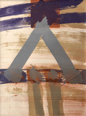 
	
		John Franklin Koenig, American 1924-2008- Abstract composition, 1970-71; screenprints in...