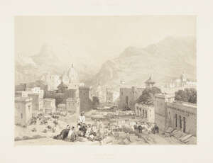 
	
		A group of maps and prints relating to the Punjab, 19th century, comprising a map of the...