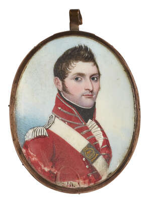 
	
		British School, 
		late18th/early 19th century- 
		 
		Portrait miniature of a British...