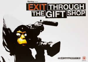 
	
		Banksy, 
		British b.1974- 
		Exit through the gift shop; 
		offset lithograph in...