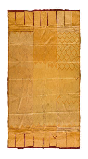 
	
		Two Sikh silk bagh Phulkaris, Punjab, India, 20th century, each of rectangular form, the...