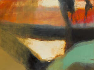 
	
		Hughie O'Donoghue, 
		Irish/British b.1953- 
		 
		The Owl Run, 2013; 
		 
		oil on...