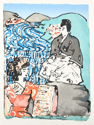 
	
		Patrick Procktor RA RE RWS, 
		British 1936-2003- 
		 
		Kabuki, scene from...