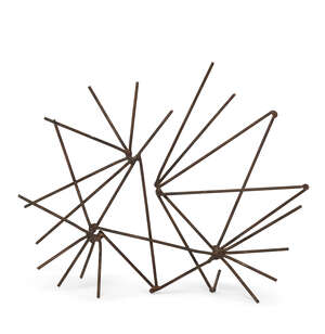 
	
		Glenn Hellman,
		British b. 1938-
		 
		Rod Screen, 1977;
		 
		steel, unique work,...