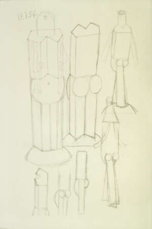 
	
		After Pablo Picasso, Spanish 1881-1973- Untitled (14.1.56.); offset Lithograph on wove,...