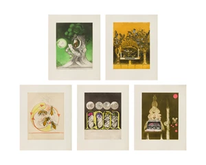 Graham Sutherland OM,&nbsp;British 1903-1980,&nbsp;The Bees, 1976-77;&nbsp;the complete set of twelve aquatints...