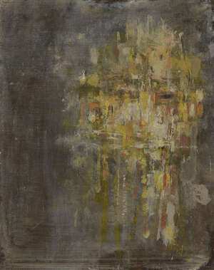 
	
		Harold Cohen, 
		British 1928-2016- 
		 
		Head, c.1955; 
		 
		oil on board, 47.5x38cm,...