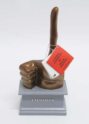 
	
		David Shrigley, British b.1968- Really Good, 2016; Polystone multiple, signed in lack and...