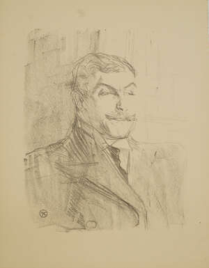 
	
		Henri de Toulouse-Lautrec, 
		French 18641901- 
		 
		Lucien Guitry [Adriani 265], 1898;...