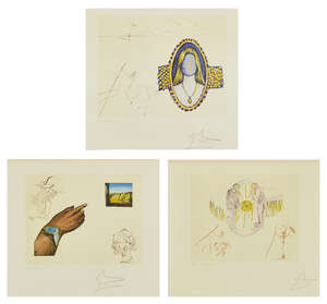 
	
		Salvador Dalí, 
		Spanish 1904-1989-
		 
		The Cycles of Life [Field 79-1], 1977;
		 
		