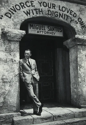 Bob Willoughby,&nbsp;American 1927-2009,&nbsp;Frank Sinatra on set for 'Marriage on the Rocks', Burbank,...