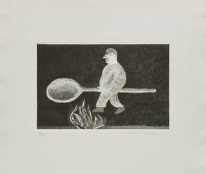 David Hockney OM CH RA,&nbsp;British b.1937-&nbsp;Riding Around on a Cooking Spoon, from Illustrations for...