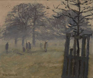 
	
		Ken Howard OBE RA, 
		British 1932-2022 - 
		 
		Winter Afternoon; 
		 
		oil on...
