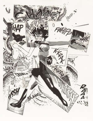 
	
		Christian Marclay, 
		Swiss/American b.1955- 
		 
		Skssh Clang Whssh, 2011; 
		 
		