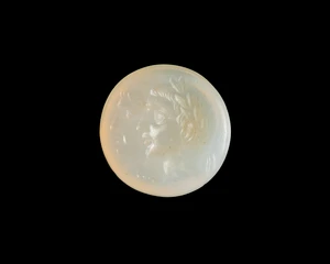 A Roman chalcedony jugate intaglio of the Imperial familyJulio-Claudian, circa 1st century...