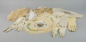 
	
		A small collection of lace, ladies gloves and doilies (a lot)

	

