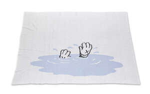 
	
		KAWS,
		American b.1974-
		 
		Blanket (Blue), 2019;
		 
		100% cashmere blanket in...