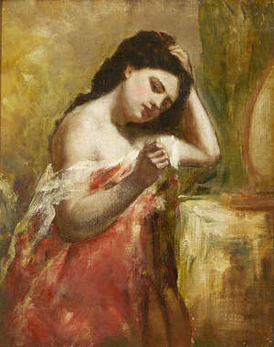 
	
		Sir James Jebusa Shannon, RA RBA RHA, 
		 
		British 1862-1923- 
		 
		Beauty at the...