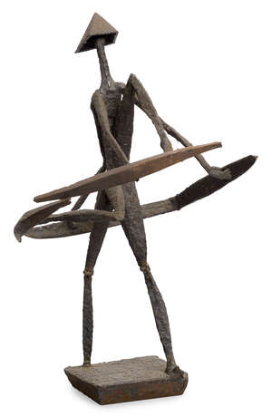 James Metcalf, 		American, 1925-2012- 		Abstract figure; 		bronze, signed and numbered...