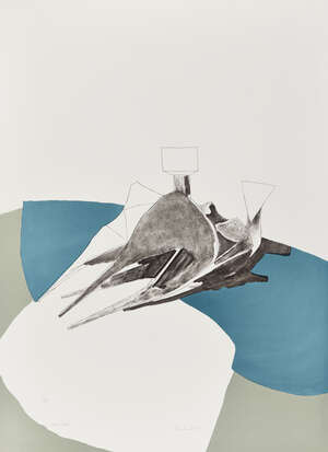 
	
		Lynn Chadwick CBE RA,
		British 1914-2003-
		 
		Hommage à Picasso, 1971; 
		 
		