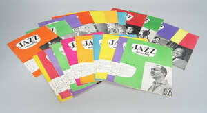 
	
		A collection of Jazz Monthly magazines, nine copies from 1957, ten copies from 1958, ten...