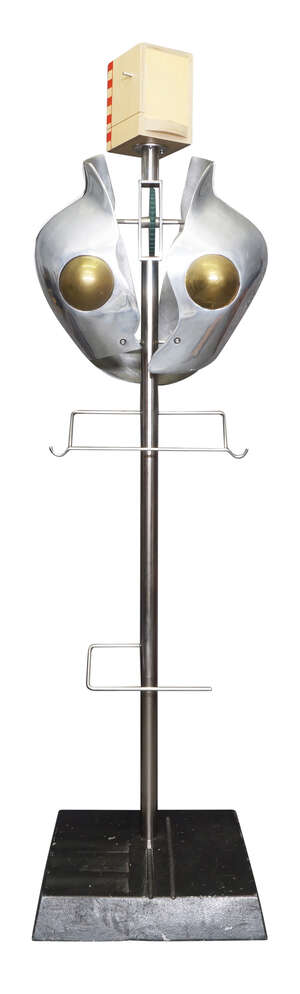 RTO Manner of Nigel CoatesPost-Modern Mannequin designed for the Waldorf Hotel, circa 1980Steel,...