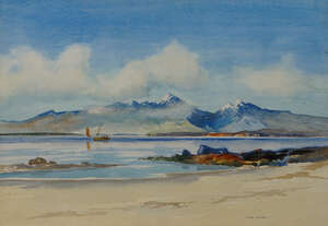 
	
		John Cochran, Scottish, late 20th/early 21st century-  Isle of Skye and Jura;...