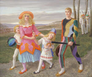 
	
		Claude Harrison ARCA RP, 
		British 1922-2009
		 
		Flight of the Comedian III, & A...