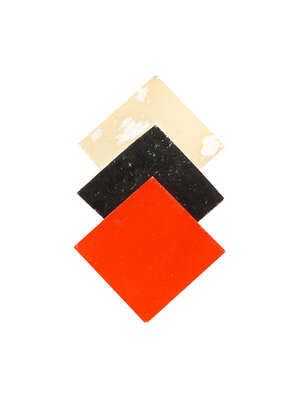 
	
		Sir Terry Frost RA, 
		British 1915-2003- 
		 
		Three Squares; 
		 
		painted cut...