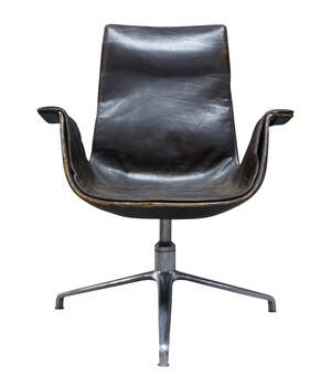 
	
		Jørgen Kastholm and Preben Fabricius, a model 'Fk 6727'  Tulip swivel armchair for Alfred...